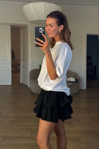 ROTATE, Wide Ruffle Mini Skirt